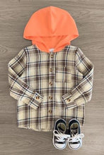 Load image into Gallery viewer, Orange Hooded Shacket
