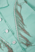 Load image into Gallery viewer, Mint Denim Jacket
