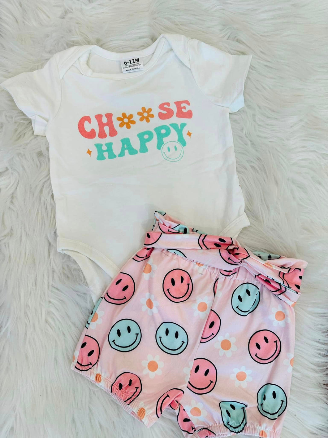 Choose Happy Bummie Set