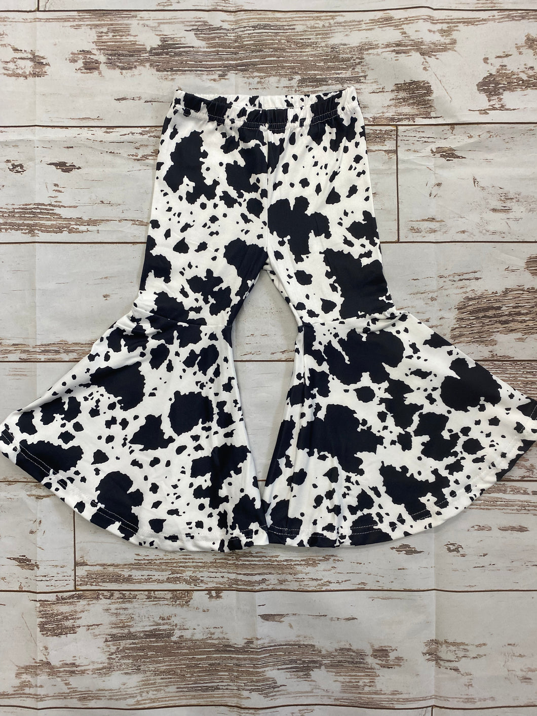 Cow Print Bell Bottoms