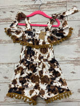 Load image into Gallery viewer, Brown Cow Romper
