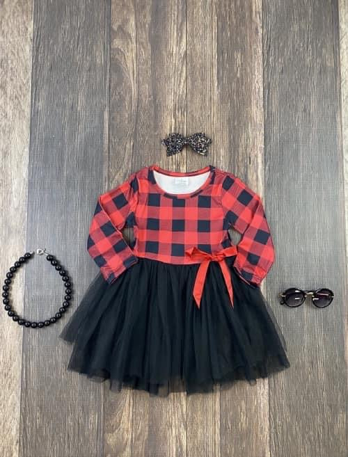 Christmas Plaid Dress