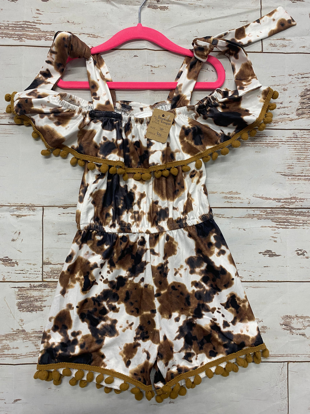 Brown Cow Romper